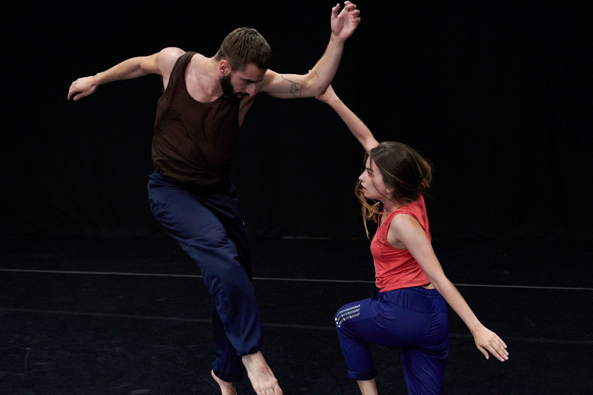 Adrien Martins et Julie Charbonnier, Practice by Yuval Pick (2018) © Sébastien Erôme