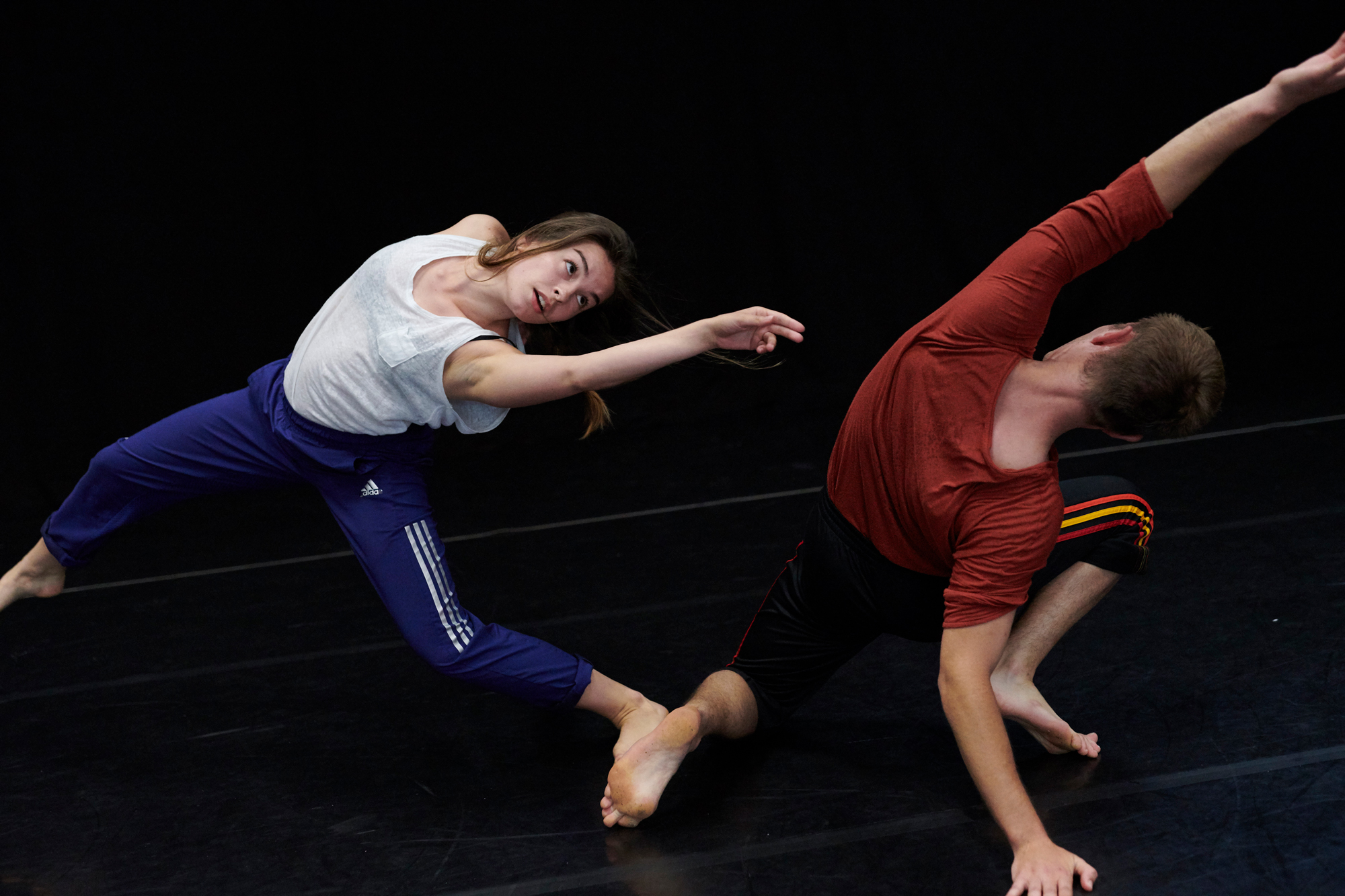 Julie Charbonnier et Thibault Desaules, Practice by Yuval Pick (2018) © Sébastien Erôme